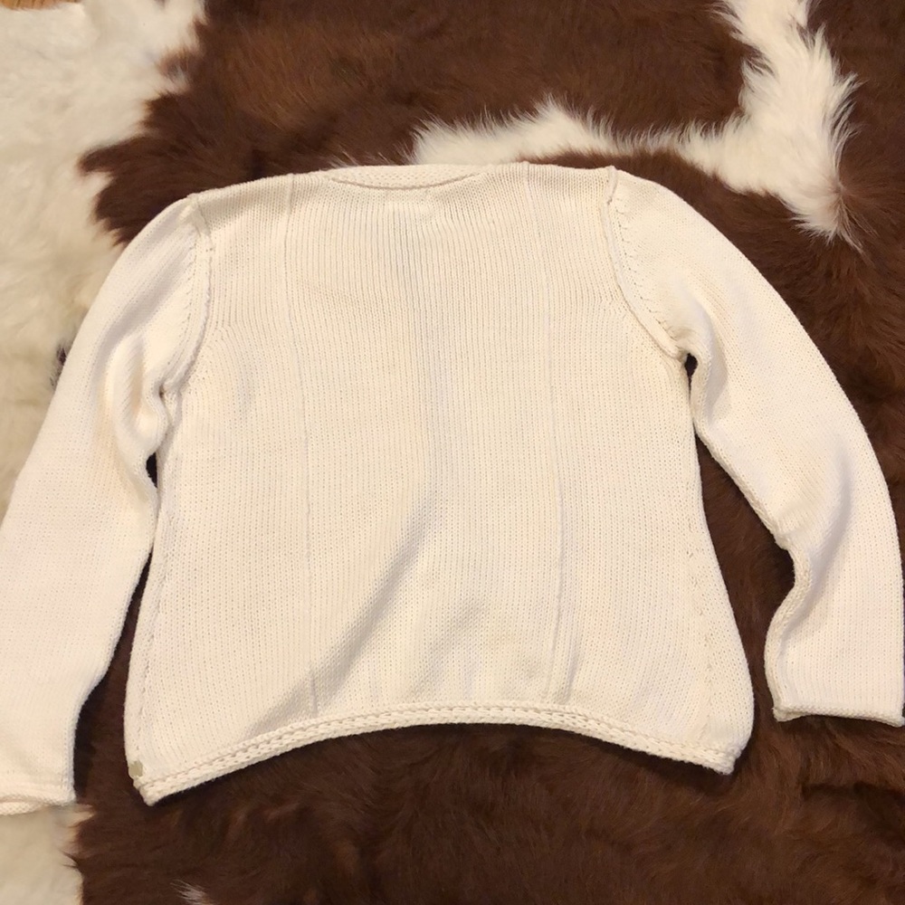 Pure Handknit Size S Cream Cardigan - Picture 7 of 7